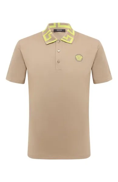 Хлопковое поло Versace