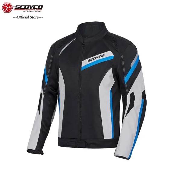 Мотоциклетная куртка SCOYCO JK100, летняя Удобная вентилируемая спортивная одежда, защитная мужская модель MBX/MTB/ATV