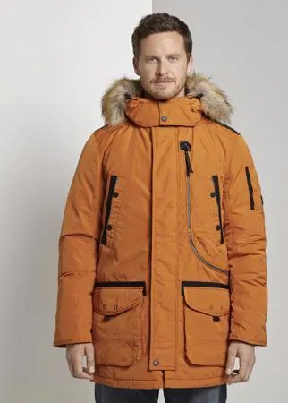 Парка мужская TOM TAILOR 1020707 оранжевая XL