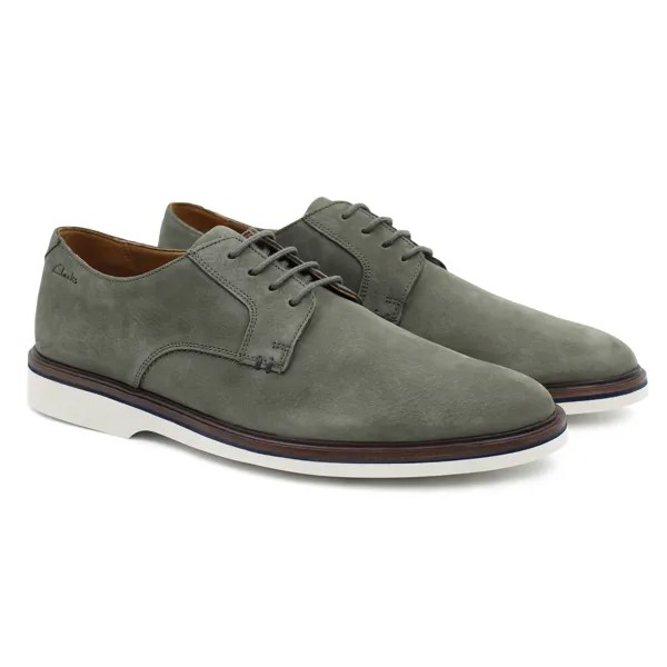 Туфли мужские Clarks Malwood Plain 26159565 хаки 42.5 EU