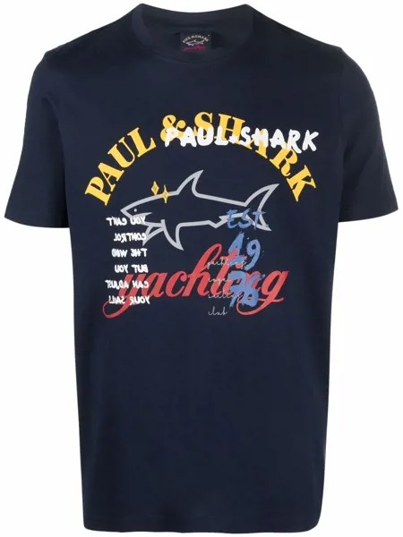 Paul & Shark футболка с графичным принтом