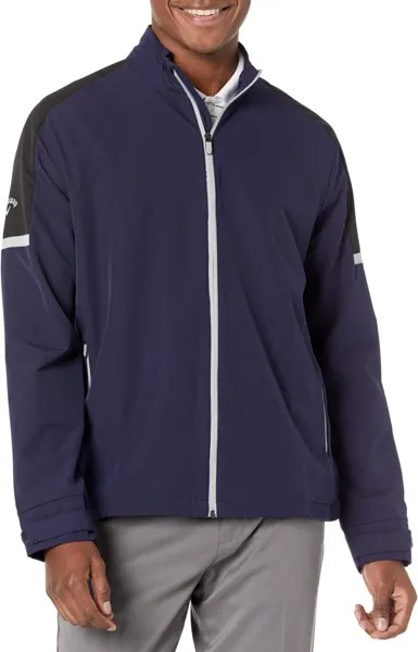 Куртка Full Zip Wind & Water-Resistant Jacket Callaway, цвет Peacoat