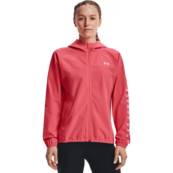 Спортивная ветровка женская Under Armour 1351794-819 красная S/M