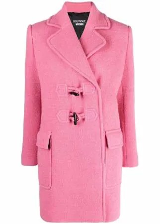 Boutique Moschino двубортное пальто из смесовой шерсти