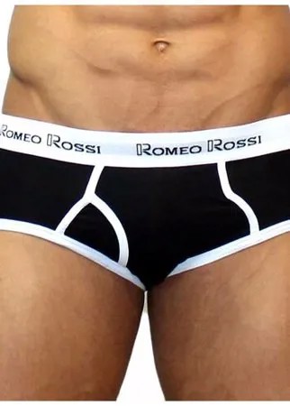 Трусы Romeo Rossi, размер L, черный, белый