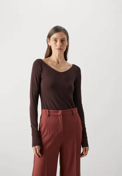 Рубашка с длинным рукавом RAGAZZA Max Mara Leisure, цвет vinaccia