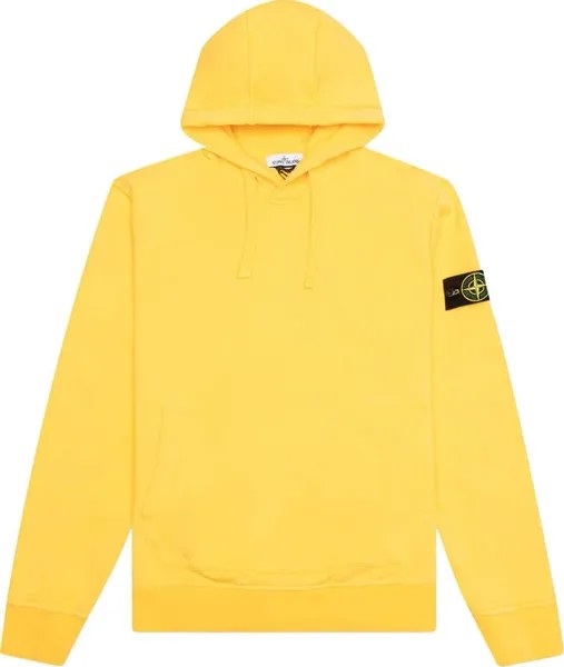 Толстовка Stone Island Hooded Sweatshirt 'Yellow', желтый