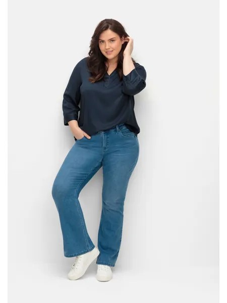 Джинсы sheego Bootcut, цвет blue Denim