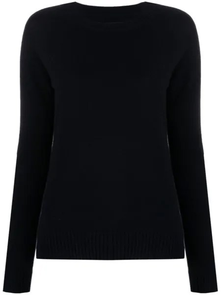 Zadig&Voltaire кашемировый джемпер Cici с нашивкой, синий