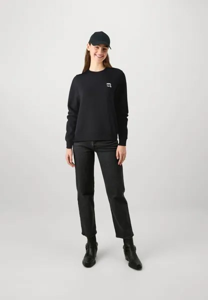 Свитер IKONIK 2.0 PATCH KARL LAGERFELD, черный
