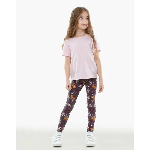 Легинсы Gloria Jeans, размер 6-8 лет, зеленый, мультиколор