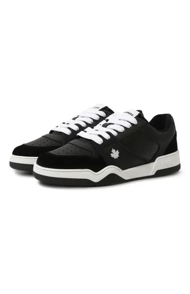 Кожаные кеды Spiker Dsquared2