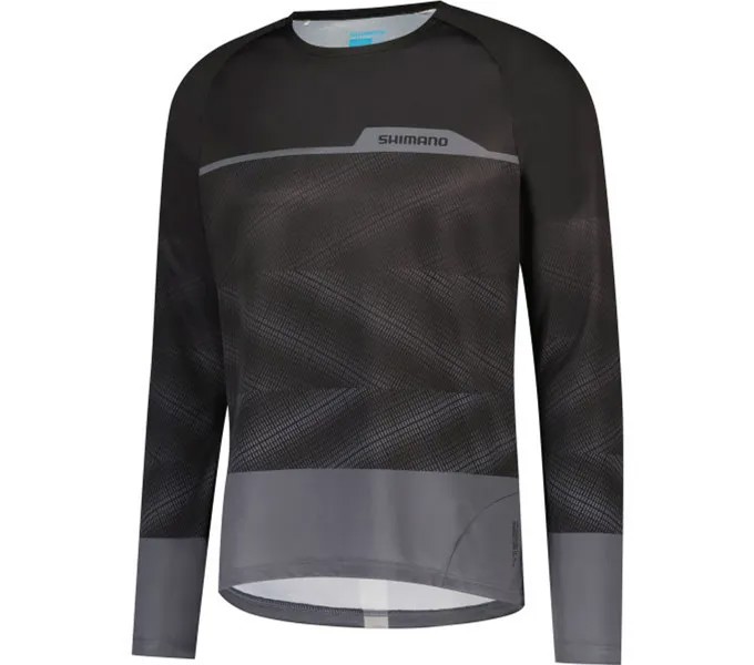 Рубашка SHIMANO Long Sleeve Jersey MYOKO L.S., черный