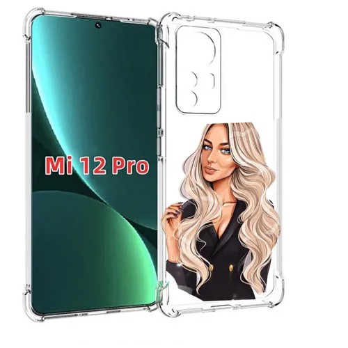 Чехол MyPads Платье-пиджак женский для Xiaomi 12S Pro задняя-панель-накладка-бампер