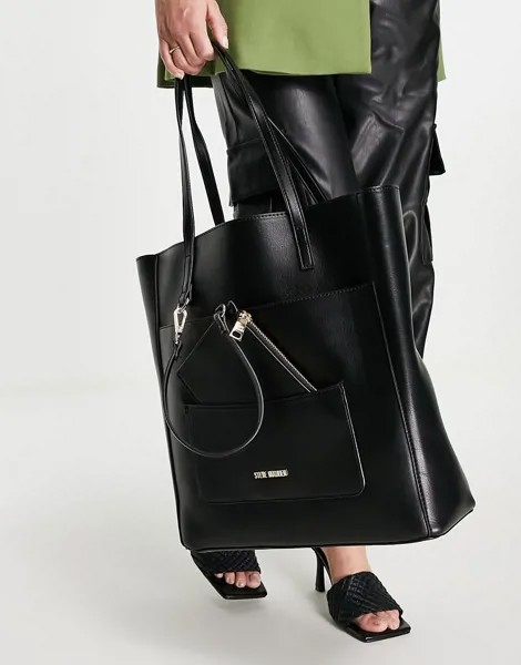 Черная сумка-тоут Steve Madden Bkimmy-Черный