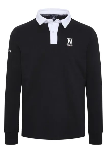 Рубашка-поло с контрастными акцентами NAVIGATOR, цвет schwarz
