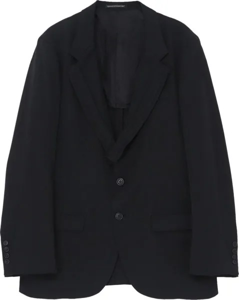 Куртка Y's Wool Gabardine 3 Buttons 'Black', черный