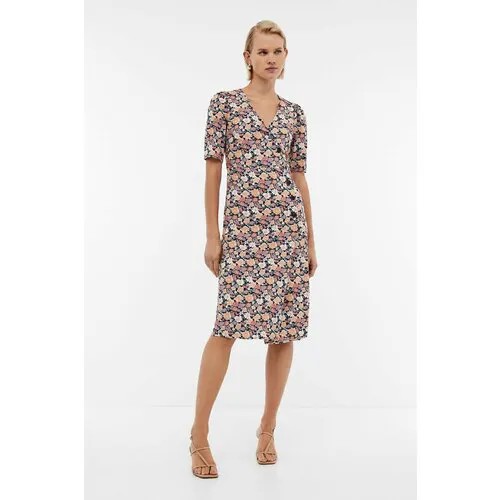 Платье Baon B4524045, размер 42, dark navy printed