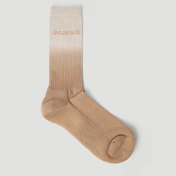 Носки Jacquemus Les Chaussettes Moisson, светло-коричневый