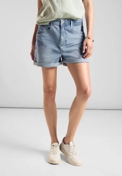 STREET ONE Шорты-бермуды с карманами, цвет Light Blue Wash
