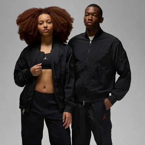 Бомбер NIKE Jordan Renegade Essentials Lightweight Jacket, размер M, чёрный