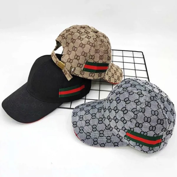 Новые мужские и женские трендовые печатные бейсболки Открытый досуг Корейские спортивные шапки Взрослые солнечные шляпы