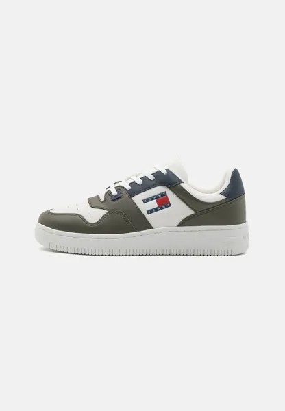 Кроссовки на шнуровке RETRO BASKET Tommy Hilfiger, оливковый