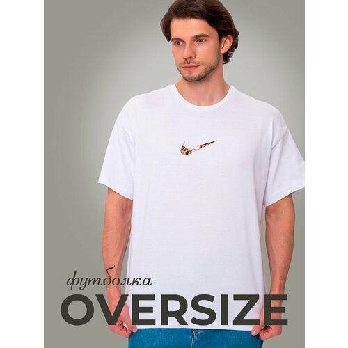 Футболка Retro Nike/1, 1 шт., размер 48, белый