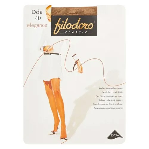 Колготки Filodoro Classic Oda Elegance 40 den, размер 5-XL, playa (бежевый)