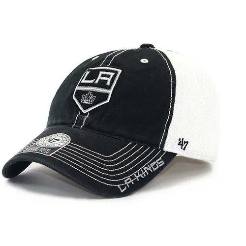 Бейсболка '47 Brand летняя, хлопок, размер 56-60, черный, белый