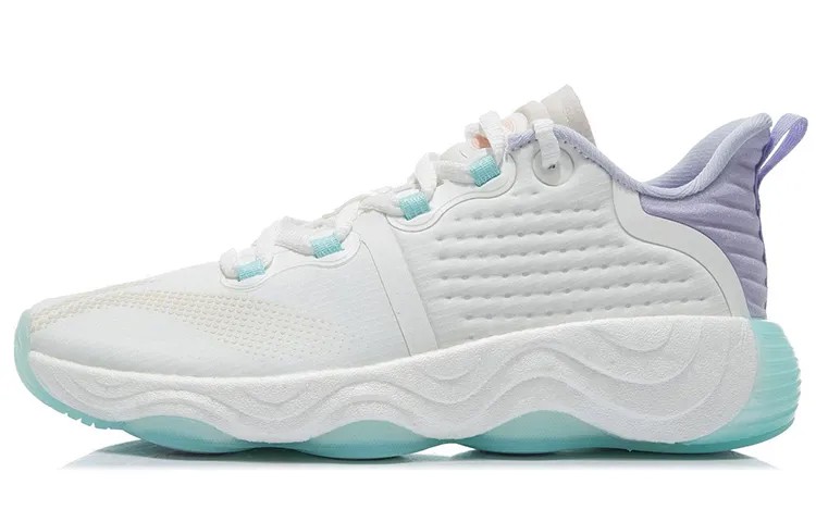 LINING Wujie 3 Lifestyle Shoes Women's Low-top Off-white/bad Purple