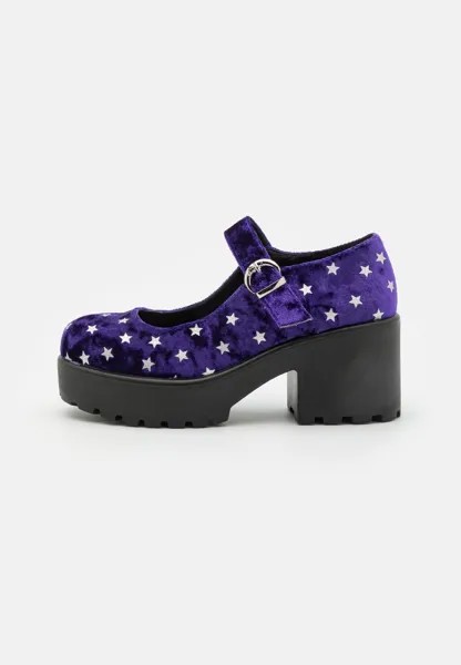 Туфли на платформе Tira Night Sky Mary Janes Celestial Dusk Edition Koi Footwear, фиолетовый