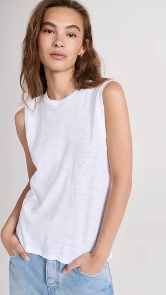 Футболка ATM Anthony Thomas Melillo Sleeveless Schoolboy, белый