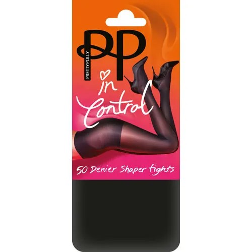 Колготки Pretty Polly Everyday Plus, 50 den, размер 3, чёрный