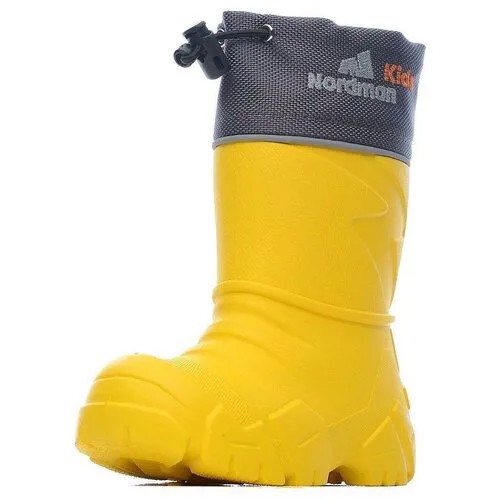 Сапоги резиновые для мальчиков, цвет желтый, размер 32-33, бренд NordMan, артикул 3-109-E06 ПЕ-19УММ Kids