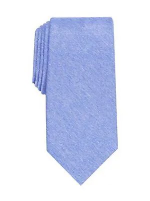 PERRY ELLIS Мужской синий однотонный классический галстук на шею