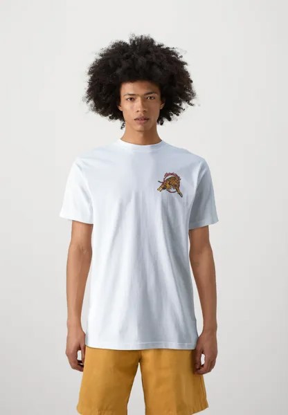 Футболка с набивным рисунком Salba Tiger Redux Unisex Santa Cruz, белая