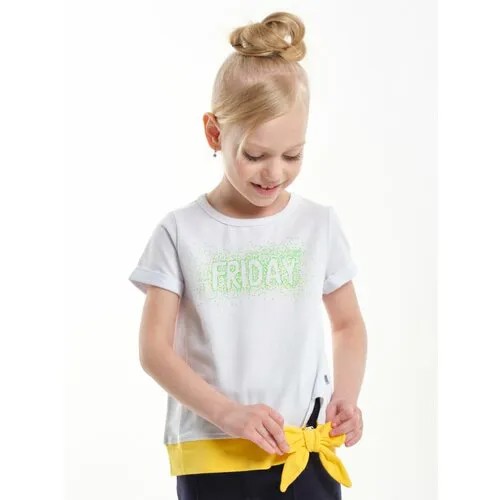Футболка Mini Maxi, размер 104, белый