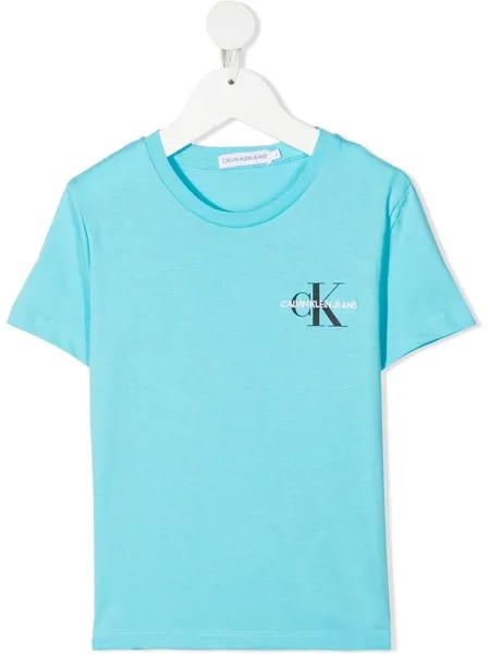 Calvin Klein Kids футболка с вышитым логотипом