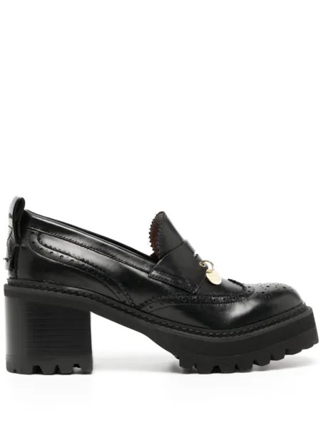 Лоферы Aryel 70 с логотипом See by Chloé, черный