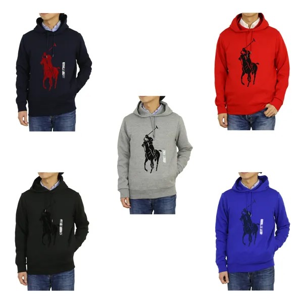 Пуловеры-парки Polo Ralph Lauren Big Pony с фетровым пони — 5 цветов —