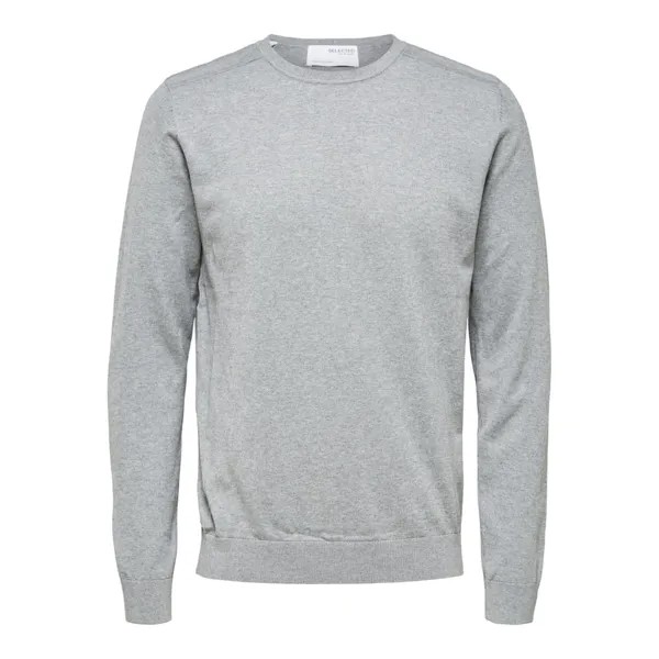 Свитер Selected Berg B Crew Neck, серый