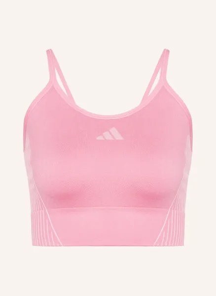 Укороченный топ camisole Adidas, розовый