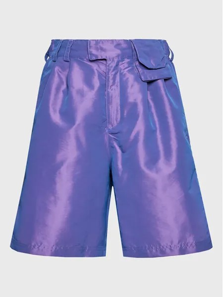 Тканевые шорты свободного кроя Reebok, фиолетовый