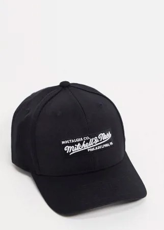 Черная кепка с логотипом Mitchell & Ness-Черный цвет