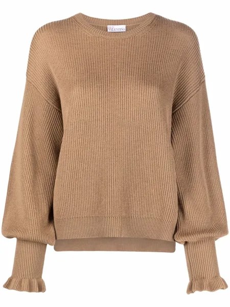 RED Valentino шерстяной джемпер с узкими манжетами