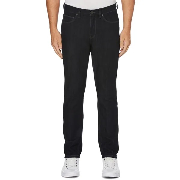 Мужские темные узкие джинсы со средней посадкой Perry Ellis, цвет Dark Indigo