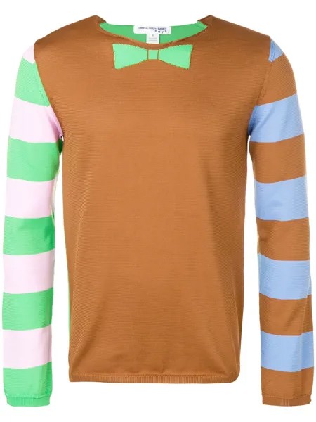 Comme Des Garçons Shirt полосатый свитер с длинными рукавами