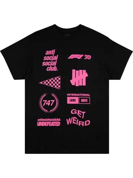 Anti Social Social Club футболка x UNDFTED x F1