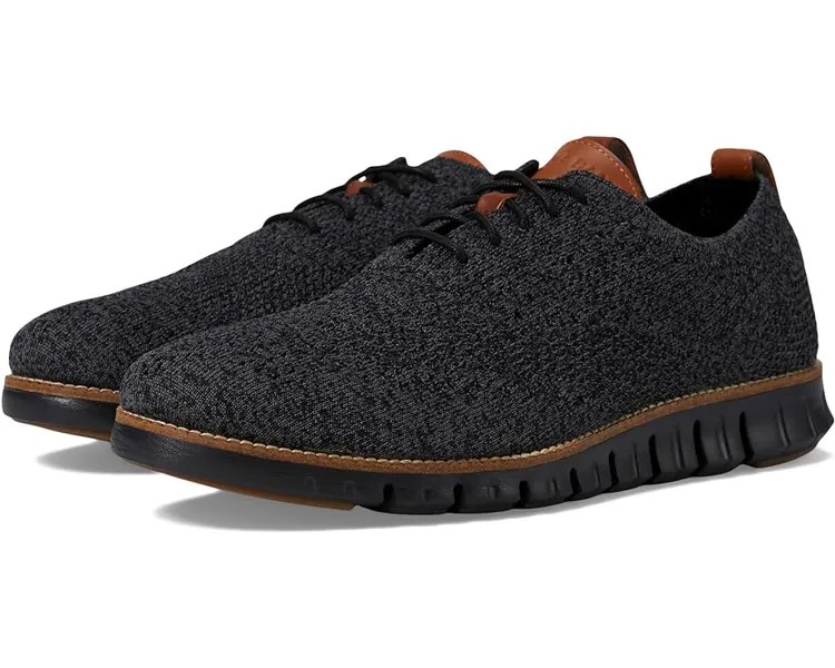 Оксфорды Cole Haan Zerogrand Stitchlite Oxford, цвет Black/Magnet/Black